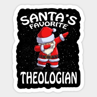 Santas Favorite Theologian Christmas Sticker